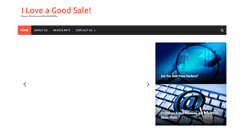 Desktop Screenshot of iloveagoodsale.com