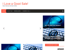 Tablet Screenshot of iloveagoodsale.com